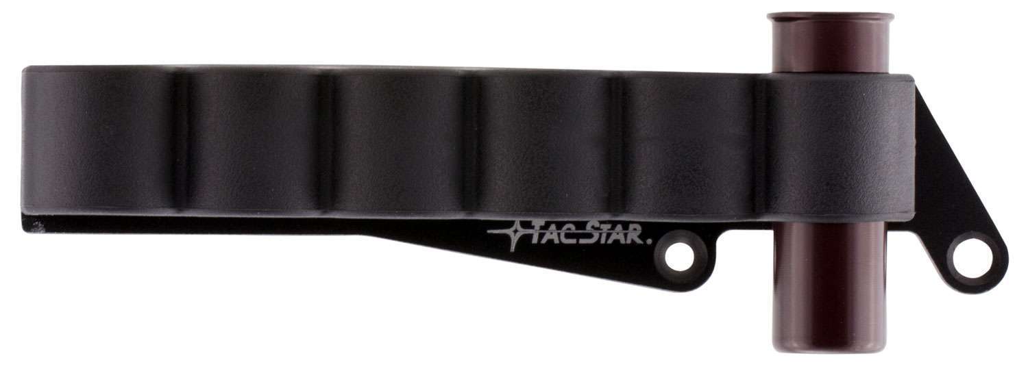 TacStar Slimline Side Saddle, Black, Fits Remington 870, 12Ga, Holds 6Rd  1081211, UPC :751103012116