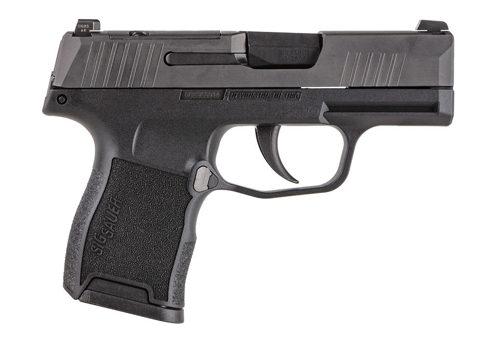 Sig Sauer P365-380 3.1" 10+1 Manual Safety Carbon Steel Nitron OR Pistol-img-0
