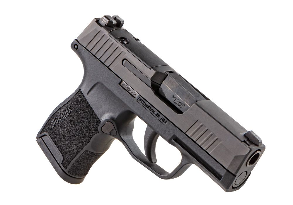 Sig Sauer P365-380 3.1" 10+1 Manual Safety Carbon Steel Nitron OR Pistol-img-2