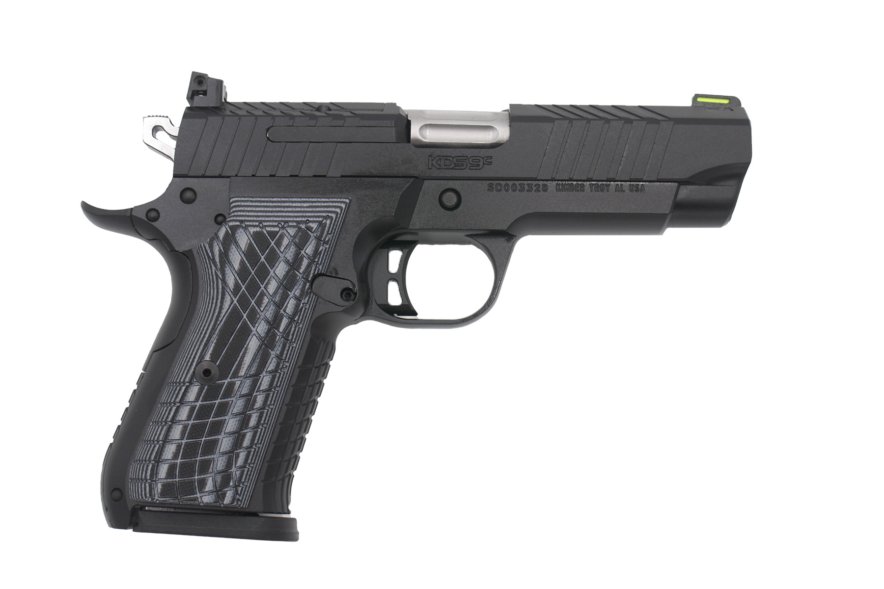 Kimber KDS9c 9mm 4" 2 15rd Mags Optics Cut Black Pistol-img-0